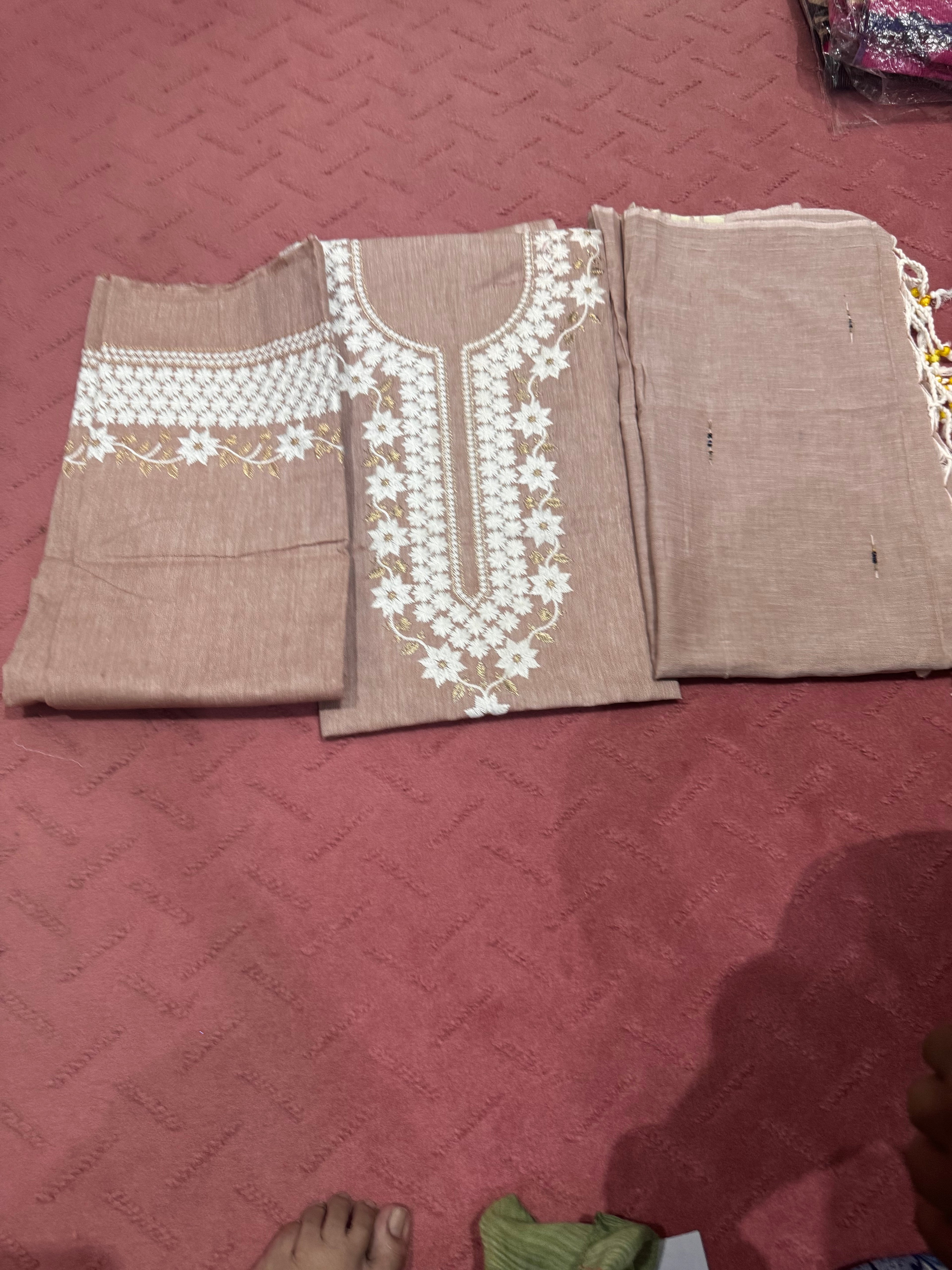 Exclusive Dark Beige Suit For Women | 3 Piece